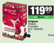 Original Shaken Cocktails-2L Each