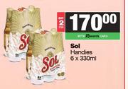 Sol Handies-For 2 x 6 x 330ml