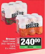 Breezer Spirit Cooler Cans-For 2 x 6 x 440ml