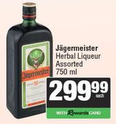 Jagermiester Herbal Liqueur-750ml