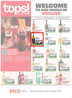 Tops At SPAR Namibia : Welcome To Our World Of Kulcha (23 September - 07 October 2025), page 1