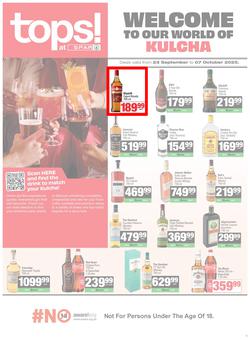 Tops At SPAR Namibia : Welcome To Our World Of Kulcha (23 September - 07 October 2025), page 1