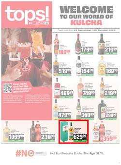 Tops At SPAR Namibia : Welcome To Our World Of Kulcha (23 September - 07 October 2025), page 1
