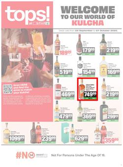 Tops At SPAR Namibia : Welcome To Our World Of Kulcha (23 September - 07 October 2025), page 1