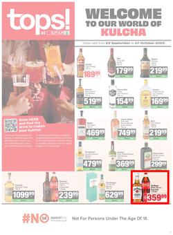 Tops At SPAR Namibia : Welcome To Our World Of Kulcha (23 September - 07 October 2025), page 1