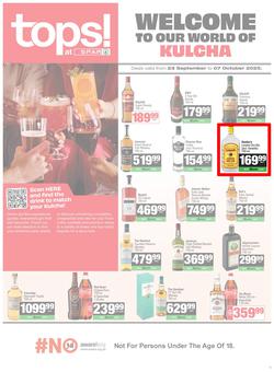Tops At SPAR Namibia : Welcome To Our World Of Kulcha (23 September - 07 October 2025), page 1
