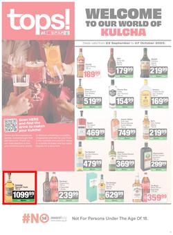 Tops At SPAR Namibia : Welcome To Our World Of Kulcha (23 September - 07 October 2025), page 1