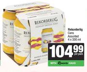 Rekorderlig Cans Assorted-4 x 330ml Per Pack