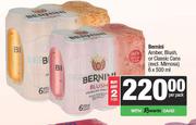 Bernini Amber, Blush Or Classic Cans-For 2 x 6 x 500ml Per Pack