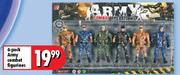 Army Combat Figurines-6 Pack