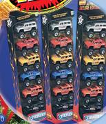 Pull Back Plastic Car Set-6Pcs. Each