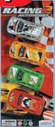 Auto Sport Plastic Racing Cars-4 Pack 