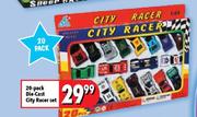 20-Pack Die-Cast City Racer Set