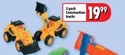 2-Pack Construction Truck