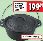 Bushbaby Cast Iron Baking Pot-26cm
