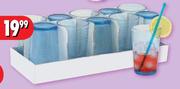 10-Piece Drinking Glasses-per set
