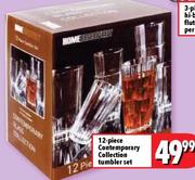 12-Piece Contemporary Collection Tumbler Set