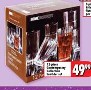 12-Piece Contemporary Collection Tumbler Set