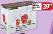 7-Piece Royal Cut Glass Drink Set