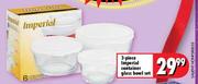 3-Piece Imperial Container Glass Bowl Set