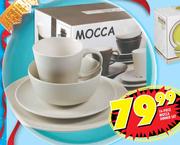 16-Piece Mocca Dinner Set