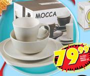16-Piece Mocca Dinner Set