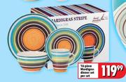 16-Piece Mardigras dinner Set-per set