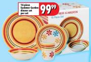 16-Piece Summer Garden Dinner Set-per set