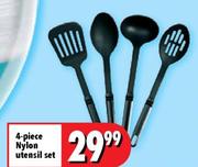 4-Piece Nylon Utensil Set