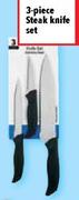 3-Piece Steak Knife Set