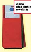 3-Piece Remo Kitchen Towels Set