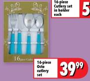 Octo Cutlery Set-16 Piece