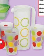 5-Piece Citrus/Funky Dots Pitcher Set-each