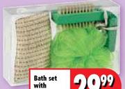 Bath Set With Nail Brush