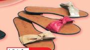 Ladies' Softee Bow Sandals Sizes 3-8-per pair