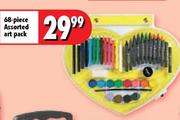 68 Piece Assorted Art Pack