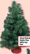 Velvet Noble pine table Top tree-45cm