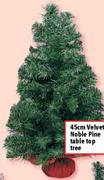 Velvet Noble Pine Table Top Tree-45cm