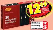 Indoor Non Flashing Fairy Lights-20's