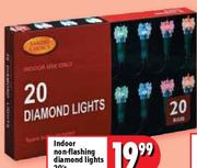 Indoor Non-Flashing Diamond Lights-20's