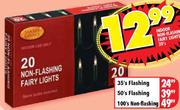 Indoor Non Flashing Fairy lights-20's
