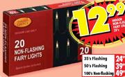 Indoor Non Flashing Fairy lights-35's