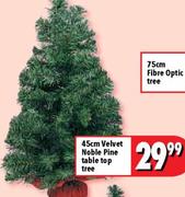 45cm Velvet Noble Pine Table Top Tree