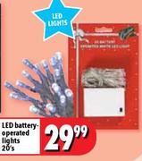 LED Battery Operated Lights 20's