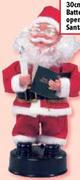 Battery-Operated Santa Clause-30cm