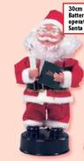 30cm Battery Operated Santa Clause
