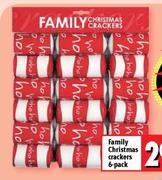 Family Christmas Crackers-6 Pack
