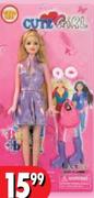 Cute Girl Purple Doll-29cm
