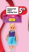 Glamour Girl Doll In Polybag 15cm