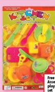 Free Assembly Play Kitchen Set